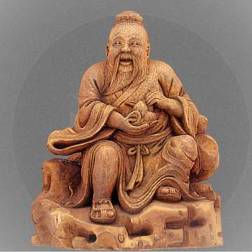 古董壽星竹根雕的3D模型與藝術(shù)欣賞